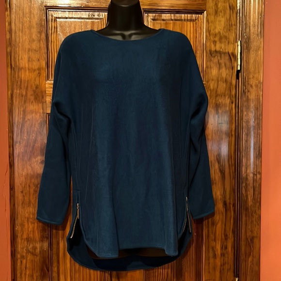 MICHAEL Michael Kors Sweaters - Michael Kors Teal Cotton Blend Sweater
